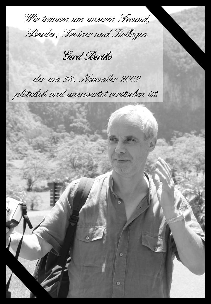 Gedenken an Gerd Bertko