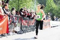 Sandy Hoffmann zeigte sich auch beim 13. Lauf in den Fr�hling �ber f�nf Kilometer in guter athletischer Verfassung. Foto: Arnd Lochmann (SZ)