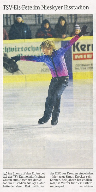 Eisfete mit TSV Kunnersdorf